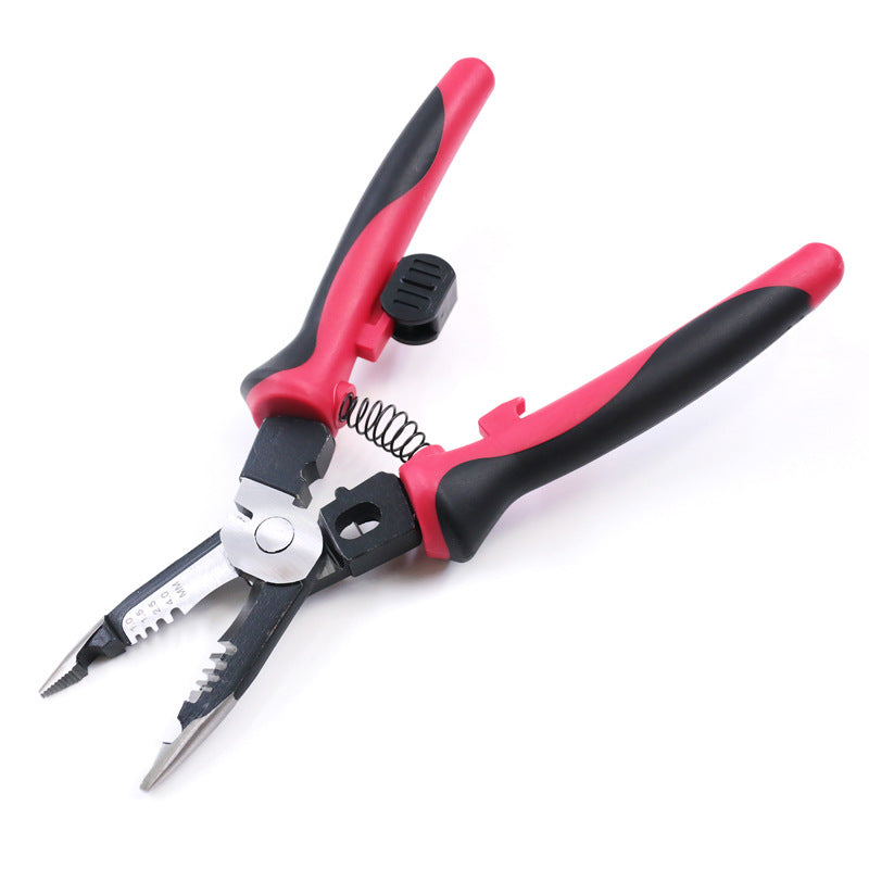 9-Inch Six-In-One Multifunctional Electrician's Pliers, Wire Stripper, Crimping Pliers