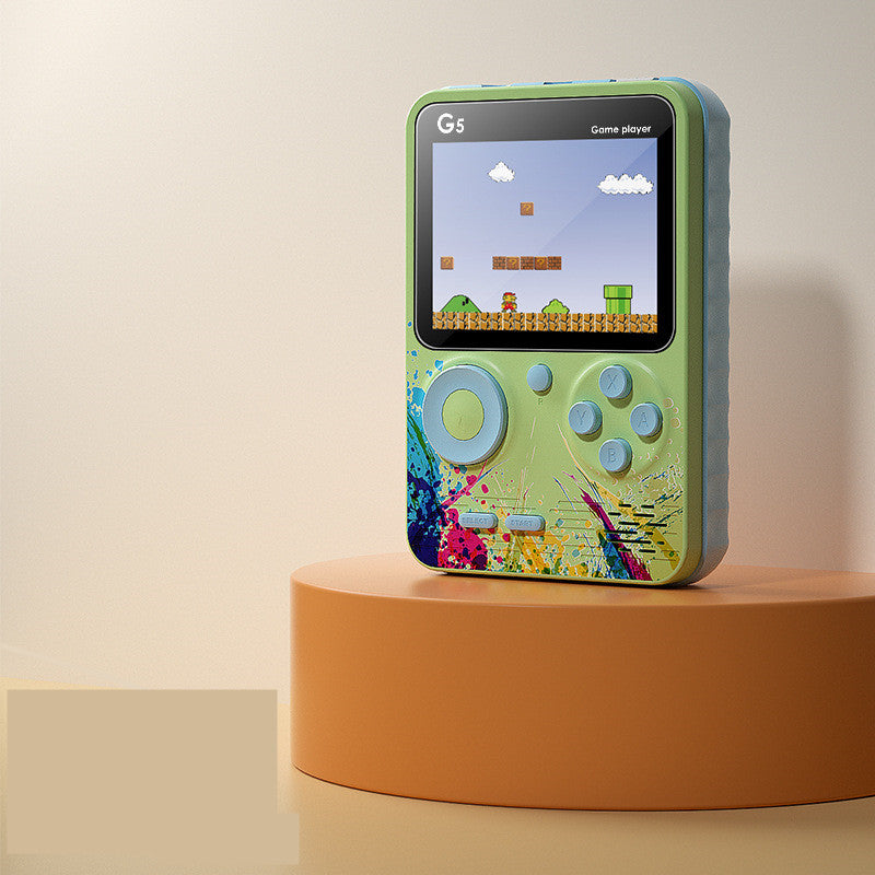 Mini consolă de jocuri video portabilă retro, portabilă, 500 de jocuri încorporată, LCD de 3,0 inci, player color pentru copii