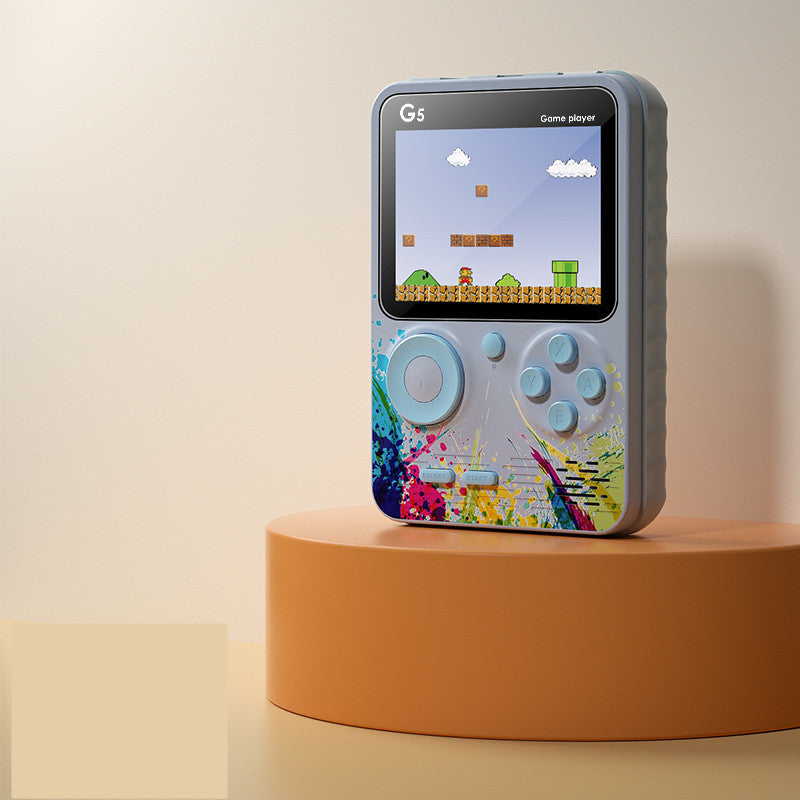 Mini consolă de jocuri video portabilă retro, portabilă, 500 de jocuri încorporată, LCD de 3,0 inci, player color pentru copii