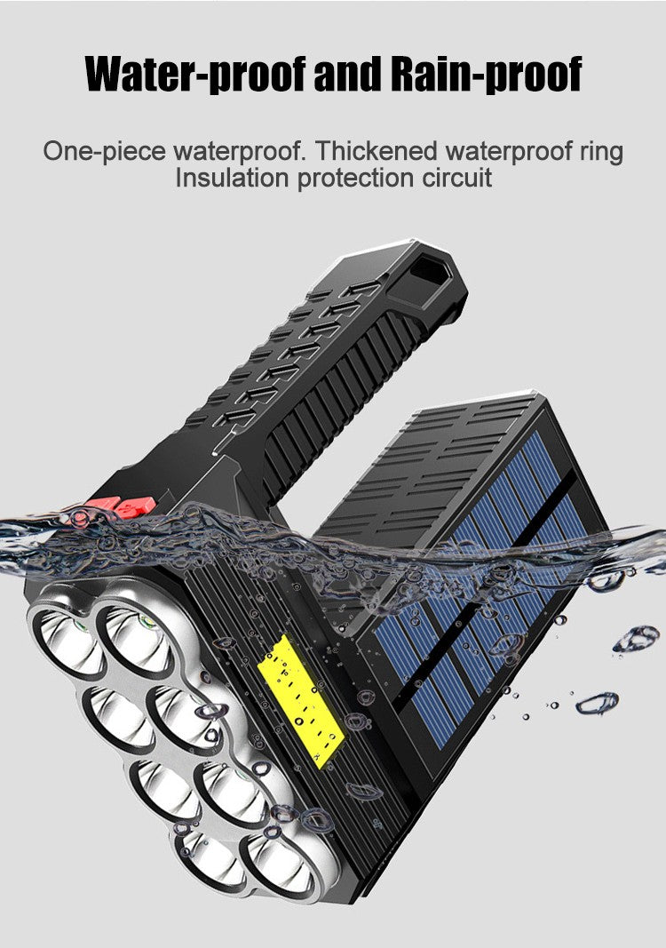 Lanternă cu Led USB Reîncărcabilă Solară