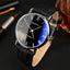 Men's Fashion Blue Roman Literal Quartz Watch