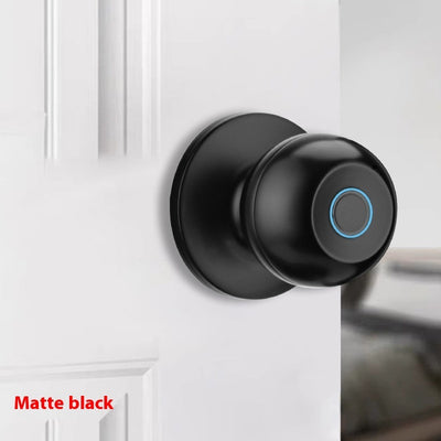Smart Round Door Lock Ball Lock Household Smart Lock One Hold Open Fingerprint Lock