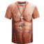 Men's Fashion Casual 3D Printed Round Neck Short Sleeve