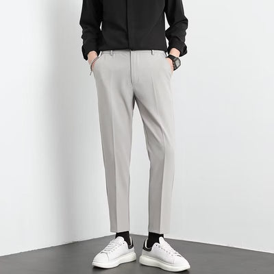 Men's Fashion Ankle-length Slim-fit Casual Pants